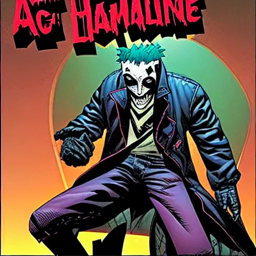 Image similar to amazing comic book art of a punk vampire hiding from the police in a dark alley, comic cover, award - winning, masterpiece, drawn by greg capullo and sean murphy and peach momoko and russell dauterman and ryan ottley