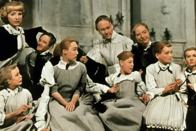 Image similar to still image from the sound of music by carol reed, ultra detailed, finely detailed