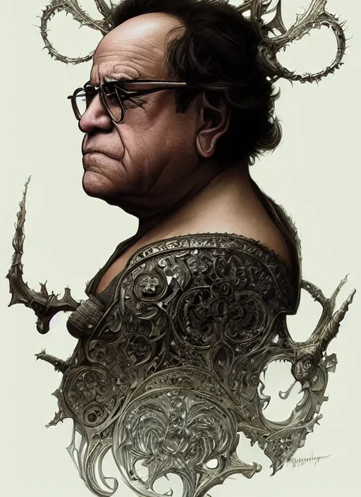 Symmetry!! Portrait Of Danny Devito!!!, Fantasy, | Stable Diffusion ...