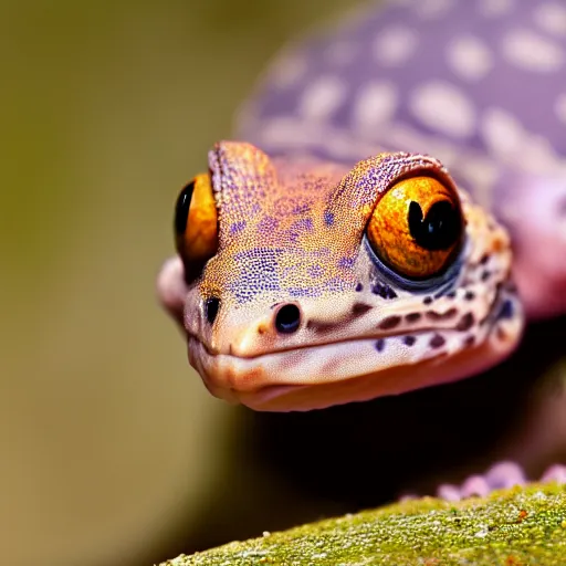 Image similar to An award winning photo of New Zealand pink gecko tortoise looking at the camera, cute, nature photography, National Geographic, 4k