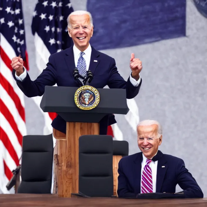 Image similar to Joe Biden in Anime Episode