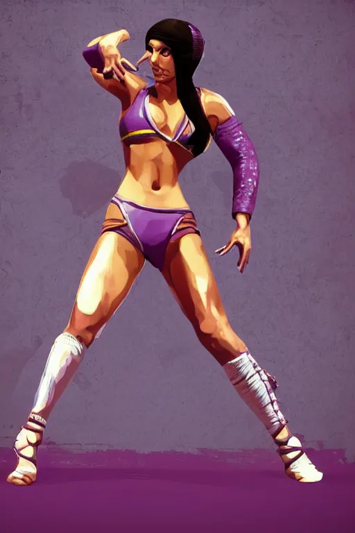 Image similar to arabian wrestling woman, cleanest posse, cleanest image without duplication, justify, concep art, parallel, hyperrealistic anatomy body content, violet polsangi pop art, gta chinatown wars art style, sharp focus, bioshock infinite art style, incrinate, dynamic stretching, rgba color, white frame, content balance proportion