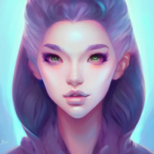 Image similar to a portrait of a beautiful model, art by lois van baarle and loish and ross tran and rossdraws and sam yang and samdoesarts and artgerm, digital art, highly detailed, intricate, sharp focus, Trending on Artstation HQ, deviantart, unreal engine 5, 4K UHD image