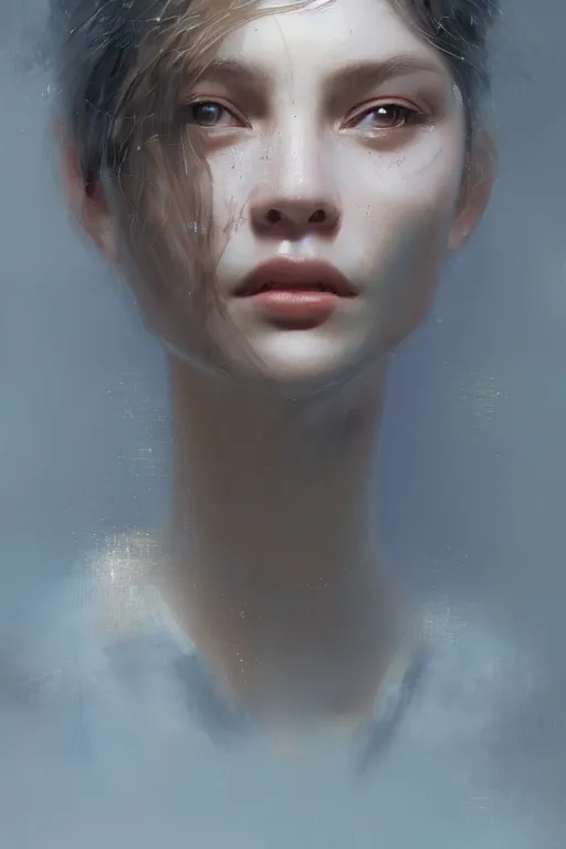 Prompt: Artificial Intelligence, joyful, close-up portrait, intricate, elegant, volumetric lighting, scenery, digital painting, highly detailed, artstation, sharp focus, illustration, concept art, ruan jia, steve mccurry