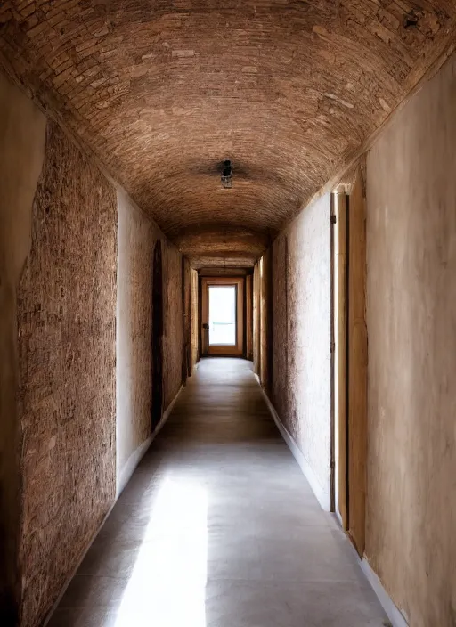 Image similar to hallway with eyes and meat and bone walls