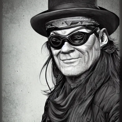 Image similar to super hero udo lindenberg, digital art, high detailed