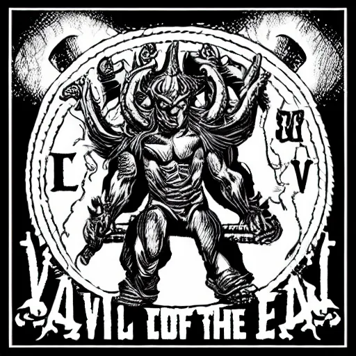 Image similar to devil of all earth in the style of valorant