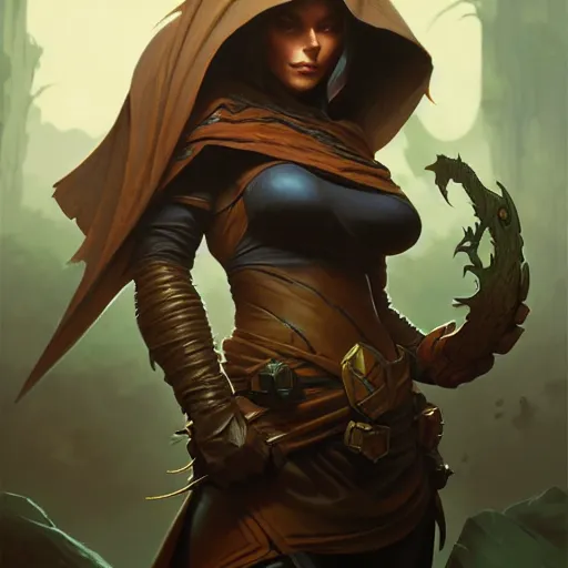 Image similar to rogue, female, tabaxi, forest, D&D, fantasy, intricate, elegant, highly detailed, digital painting, artstation, octane render, concept art, matte, sharp focus, illustration, hearthstone, art by Artgerm and Greg Rutkowski and Alphonse Mucha