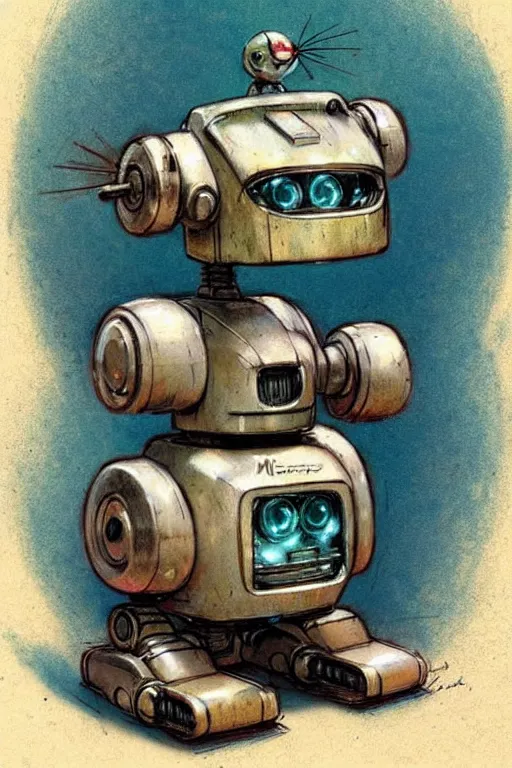 Image similar to ( ( ( ( ( 1 9 5 0 s retro robot cute pet. muted colors. ) ) ) ) ) by jean - baptiste monge!!!!!!!!!!!!!!!!!!!!!!!!!!!!!!