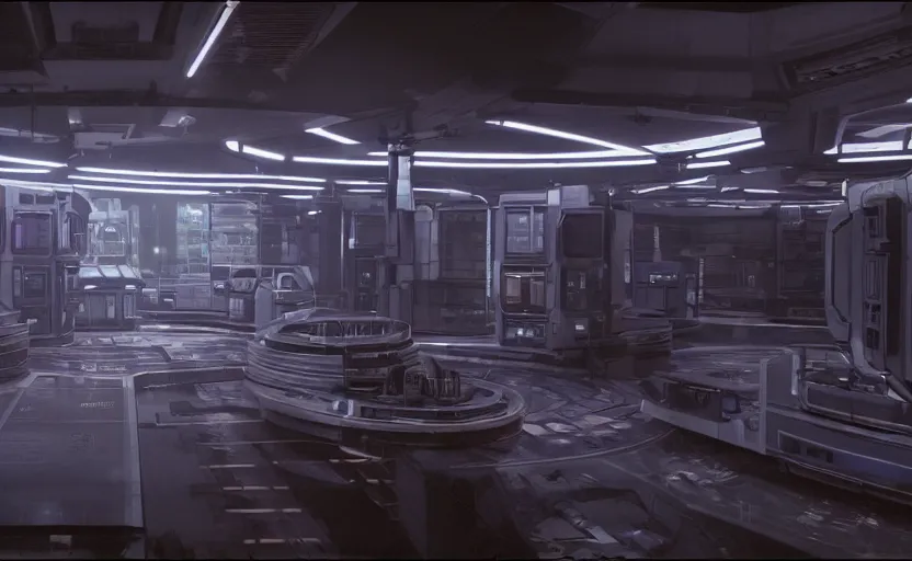 Image similar to screenshot of cyberpunk clone science lab, tanks containing clones of Emporer Palpatine's body floating in tanks, iconic scene from sci 1970s film by Stanley Kubric, 4k HD, cinematic lighting, moody scene, stunning cinematography, HR geiger set design, anamorphic lenses, kodak color film stock, movie still