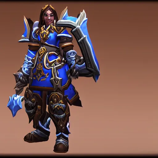 Image similar to world of warcraft paladin, intense, highly detailed, 8 k