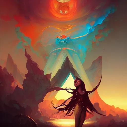 Prompt: mind wandering, warm color, Highly detailed labeled, poster, peter mohrbacher, featured on Artstation