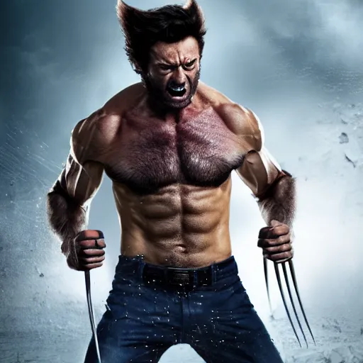 Prompt: wolverine, 4k realistic photo