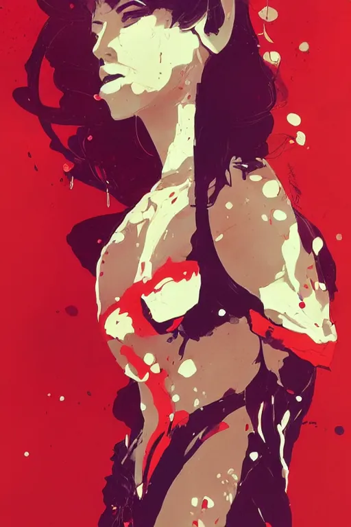 Prompt: an ultradetailed beautiful painting of a stylish woman fighter, by conrad roset, fiona staples and kinu nishimura, featured on artstation