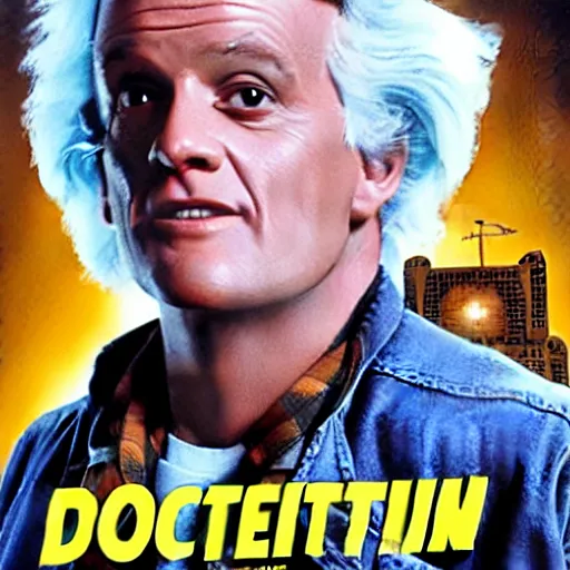 Image similar to doctor emmett brown