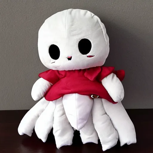 Prompt: cute fumo plush of the tragic prince who curses his family name