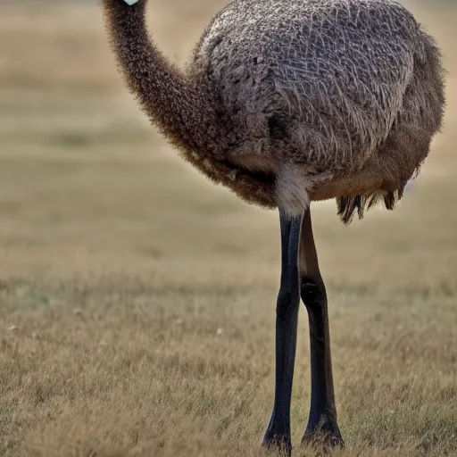 Image similar to HD photo of an ostrich with arms.