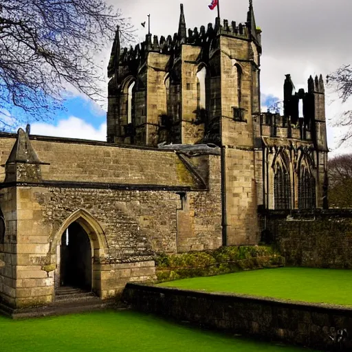 Image similar to st. conan's kirk castle, scotland