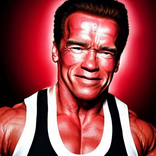 Prompt: arnold schwarzenegger portrait as tifa lockhart, realistic photography, ultra realistic portrait