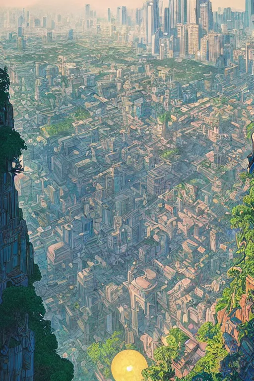 Prompt: a beautiful hyperdetailed illustration of absolutely beautiful johannesburg, perfectly shaded, atmospheric lighting, style of studio ghibli, makoto shinkai, raphael lacoste, louis comfort tiffany, artgerm, james jean, victo ngai, ross tran, chinese style