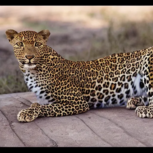Prompt: Leopard Geico