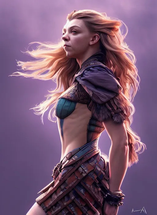 Image similar to natalie dormer wearing a miniskirt doing a backflip, beautiful seductive face, intricate, elegant, highly detailed, digital painting, artstation, concept art, smooth, sharp focus, illustration, art by artgerm and greg rutkowski and alphonse mucha, horizon zero dawn 8 k, tim burton