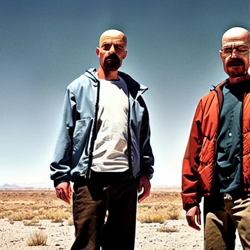 Prompt: Breaking Bad scene.