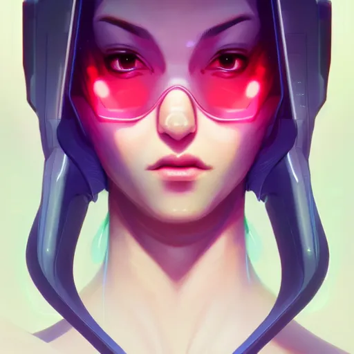 Image similar to portrait of a beautiful cybernetic woman, art by lois van baarle and ross tran and sam yang and ilya kuvshinov and guweiz, digital art, high detail, sharp focus, unreal engine 5, trending on artstation, deviantart, pinterest, 4 k uhd image