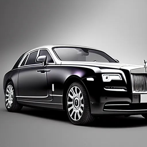 Image similar to a rolls royce in a studio, studio lighting