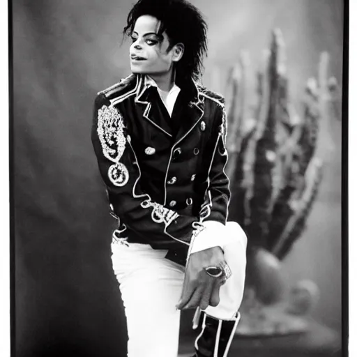 Image similar to Michael Jackson daguerrotype