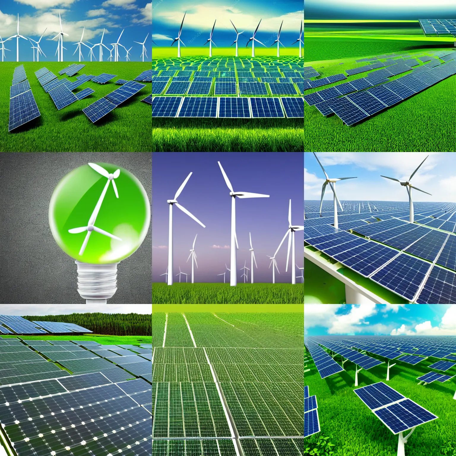 Prompt: green energy concept