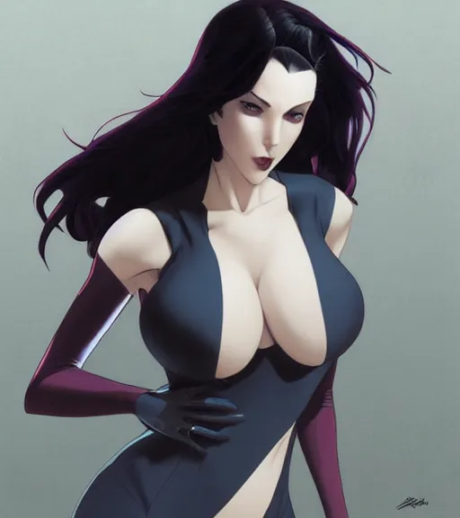 Image similar to Re-L Mayer from Ergo Proxy by artgerm, rossdraws, magali villeneuve, Gil Elvgren, Alberto Vargas, Earl Moran,, Art Frahm, Enoch Bolles