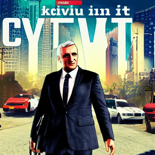 Image similar to Bertie Ahern GTA V key art