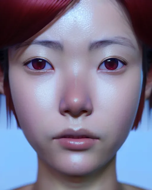 Prompt: beautiful! close up face portrait of the popular girl, by katsuhiro otomo, yoshitaka amano, nico tanigawa, artgerm, greg rutkowski makoto shinkai takashi takeuchi studio ghibli, akihiko yoshida rendered with intense 3 d effect, hyperrealistic unreal engine 5 render, uhd 8 k