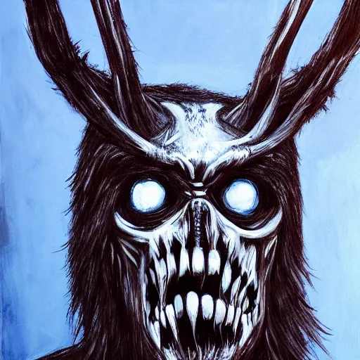 Image similar to until dawn wendigo, painting