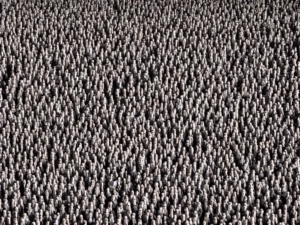 Image similar to 10,100 humans in agony