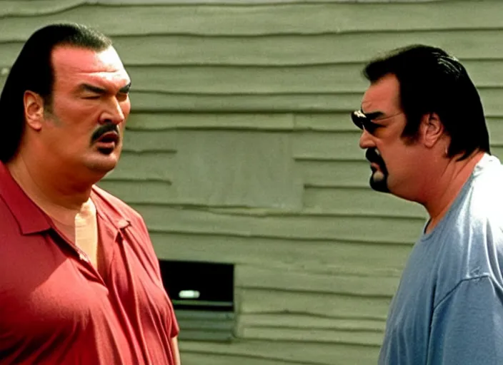 Image similar to steven seagal as julian in a still from the tv show trailer park boys (2001)