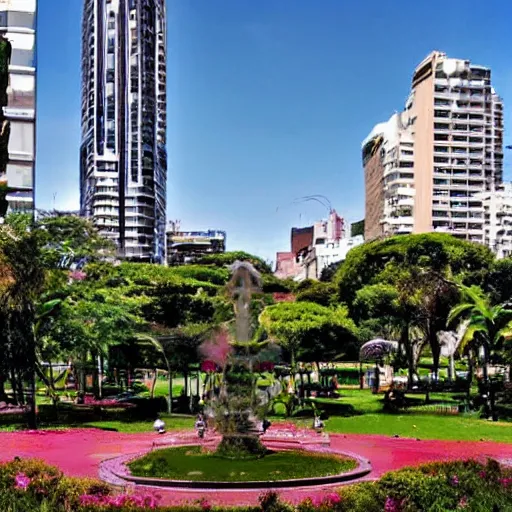 Image similar to ciudad jardin, buenos aires