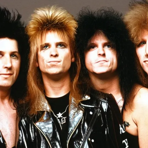 Image similar to 1 9 8 0 s hair metal band