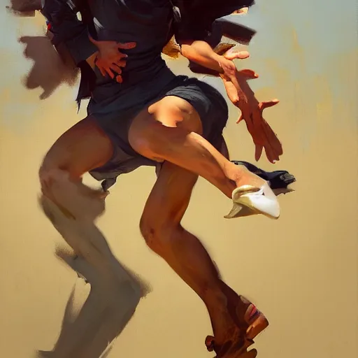 Prompt: greg manchess portrait comical faces of peole falling on the ground, organic painting, sunny day, matte painting, bold shapes, hard edges, street art, trending on artstation, by huang guangjian, gil elvgren, ruan jia, randy vargas, greg rutkowski