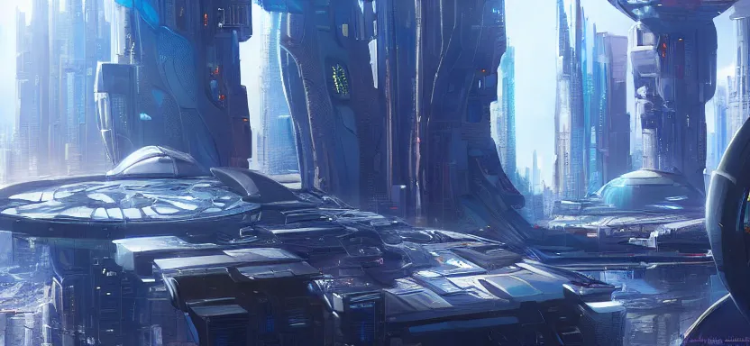 Prompt: a futuristic city in space, cyberpunk, by juan ortiz 8k,