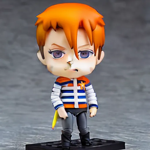 Image similar to a david bowie nendoroid, product shot