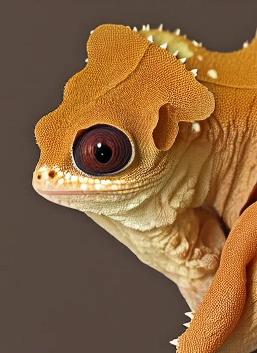 Image similar to a beautiful crested gecko