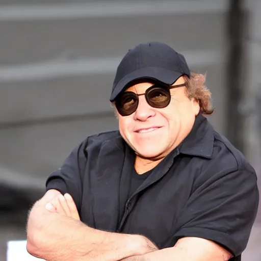 Prompt: danny devito as black widow