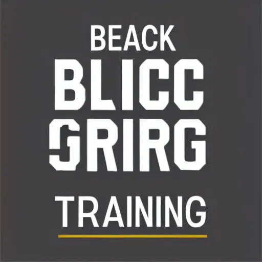 Image similar to webdesign logo for training site company, black and white