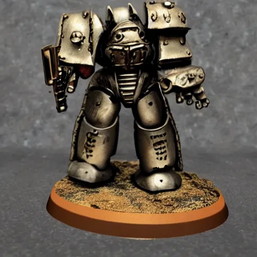 Image similar to metaljesusrocks in warhammer 4 0, 0 0 0 power armor