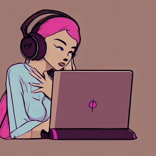 Image similar to seductive lofi beats to study and relax to