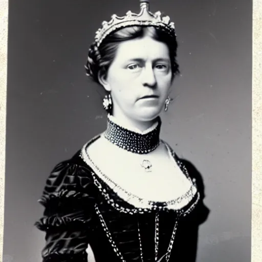 Image similar to photo of a 3 1 year old german queen, circa 1 8 6 5