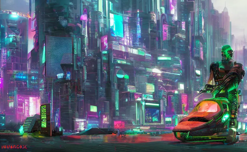 Image similar to Cyberpunk smeshariki