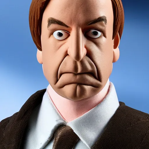 Prompt: saul goodman from better call saul fumo plush, realistic, highly detailed, studio lighting,